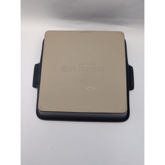 Le Creuset Square Stoneware Casserole with Lid Blue 15-29 9x9x2.5 - Picture 5 of 7